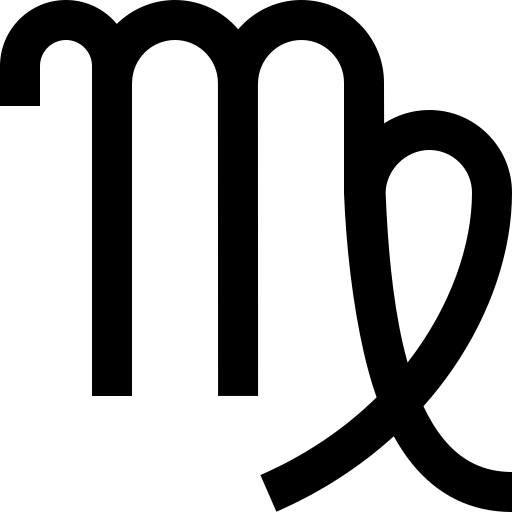 Virgo zodiac sign icon